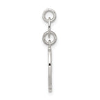 Sterling Silver 925 Initial D Charm with Anti-Tarnish Finish
