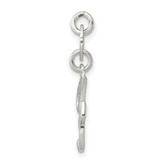 Sophia Jewelers Sterling Silver 925 Initial F Charm with Anti-Tarnish Finish