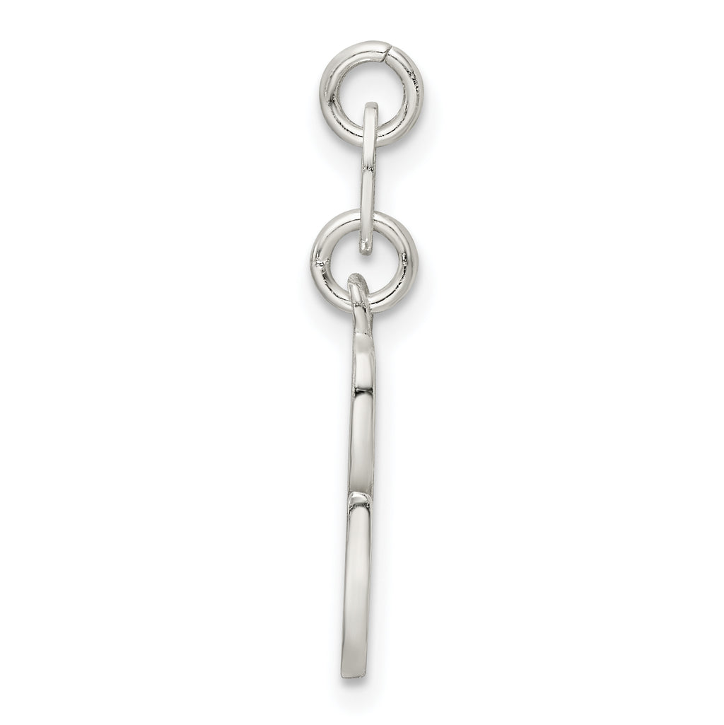 Sterling Silver 925 Letter G Charm with Anti-Tarnish Finish