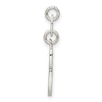 Sterling Silver 925 Letter G Charm with Anti-Tarnish Finish
