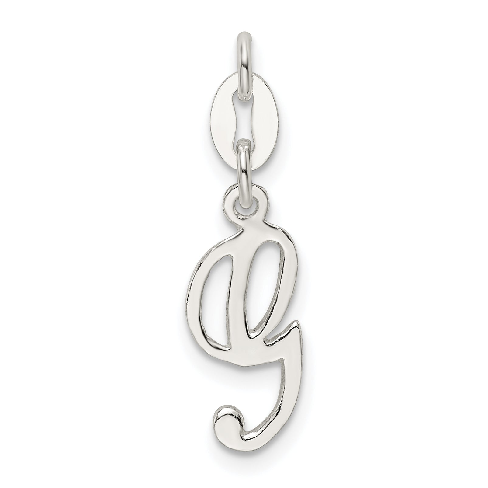 Sterling Silver Letter G Initial Charm