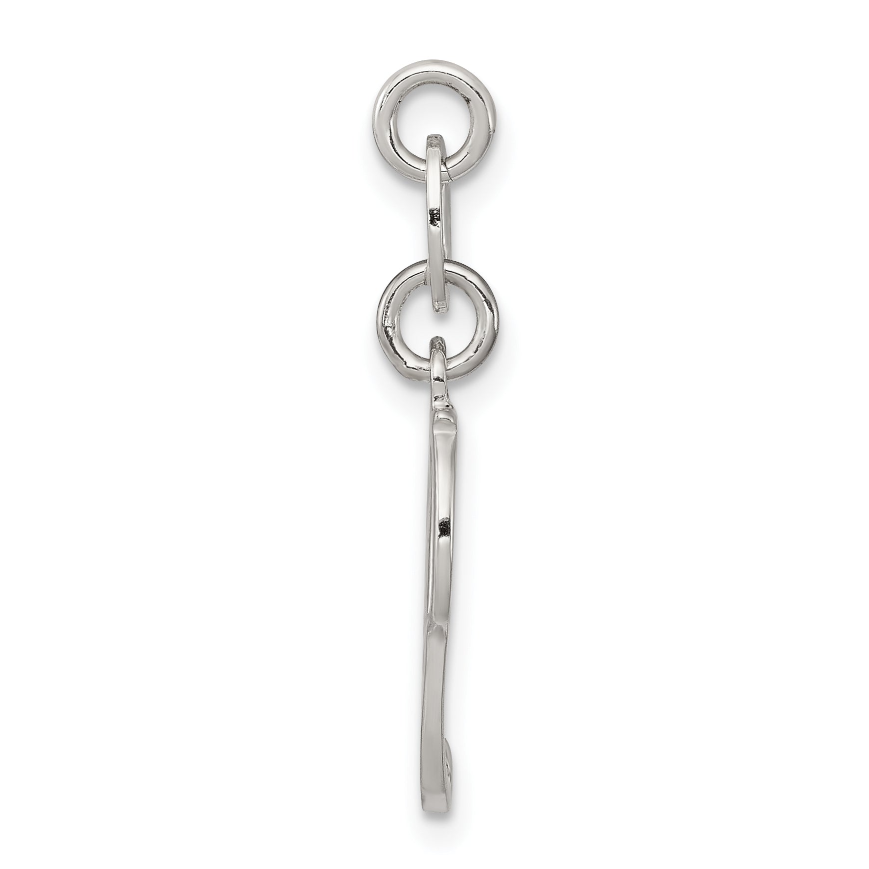 Sophia Jewelers 925 Sterling Silver Initial P Charm Anti-Tarnish Secondary image