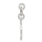 Sophia Jewelers Sterling Silver Initial R Charm with Anti-Tarnish Coating