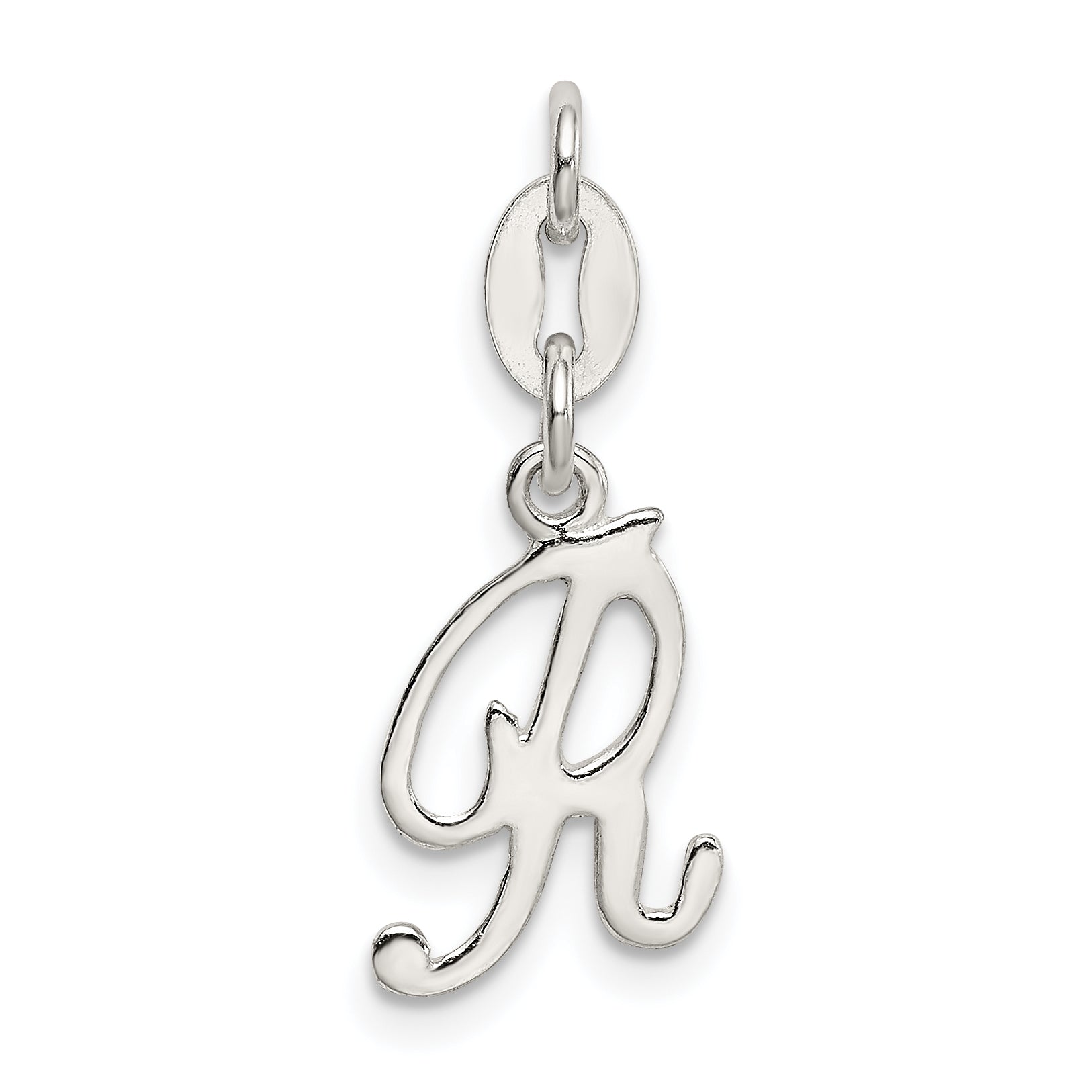 Sterling Silver Letter R Initial Charm Main image