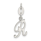 Sterling Silver Letter R Initial Charm