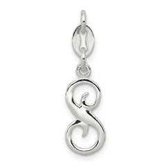 Sterling Silver Letter S Initial Charm
