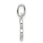 Sterling Silver 925 Initial B Charm with Anti-Tarnish Elegance