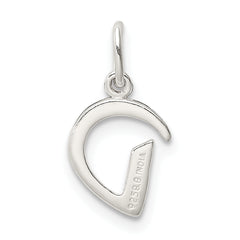 Sterling Silver Letter D Initial Charm