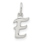 Sterling Silver Letter E Initial Charm