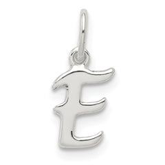 Sterling Silver Letter E Initial Charm