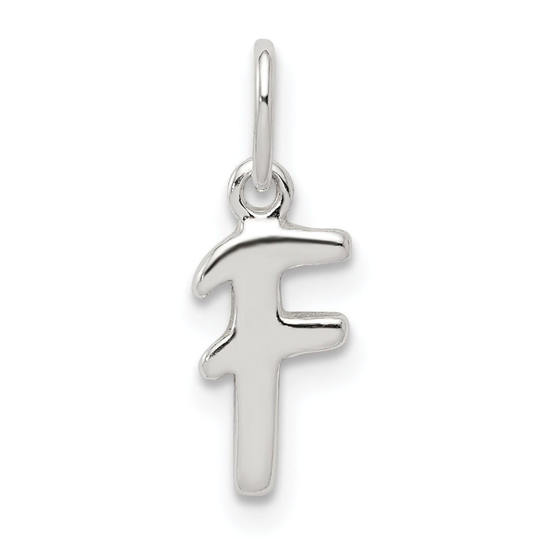 Sterling Silver Letter F Initial Charm Main image