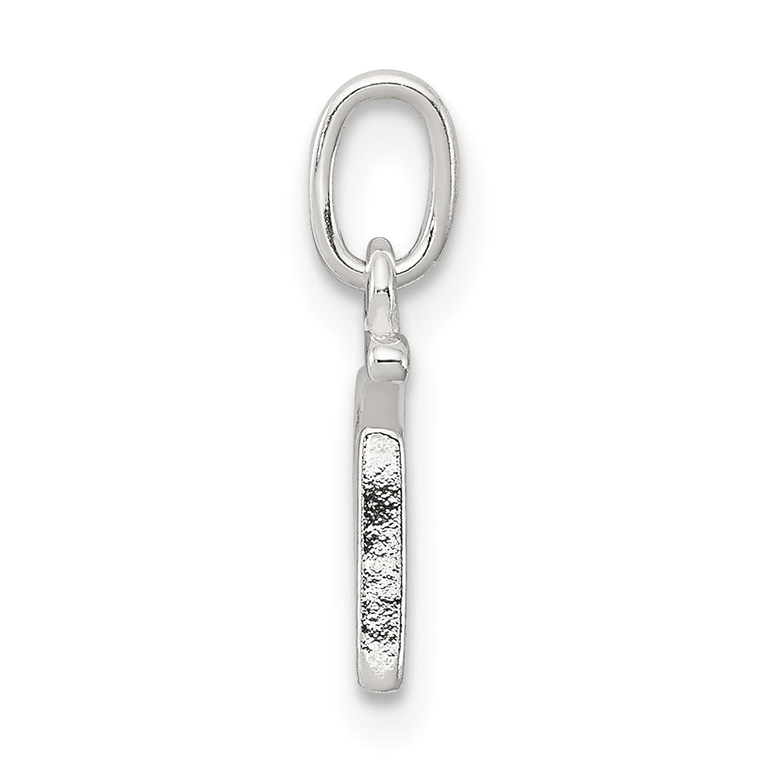 Sterling Silver 925 Initial G Charm with Anti-Tarnish Coating