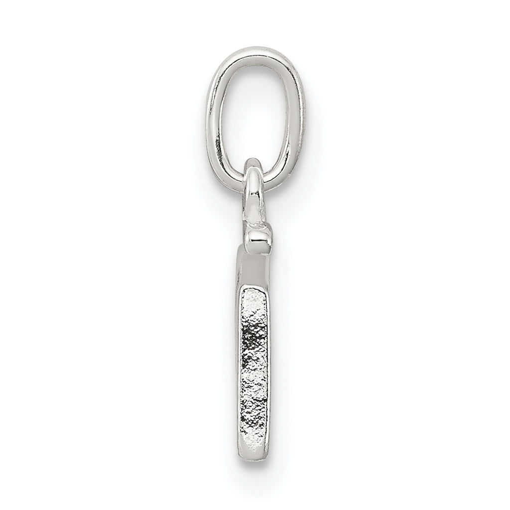 Sterling Silver 925 Initial G Charm with Anti-Tarnish Coating