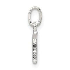 Sterling Silver 925 Initial G Charm with Anti-Tarnish Coating