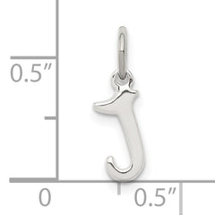 Sterling Silver Letter J Initial Charm