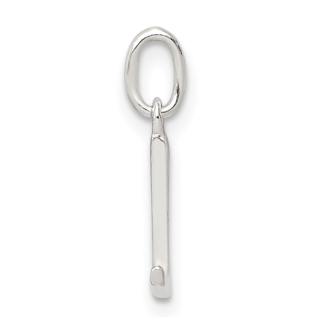 Sophia Jewelers Sterling Silver 925 Initial L Charm with Anti-Tarnish Finish