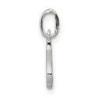 Sterling Silver 925 N Initial Charm with Anti-Tarnish Finish