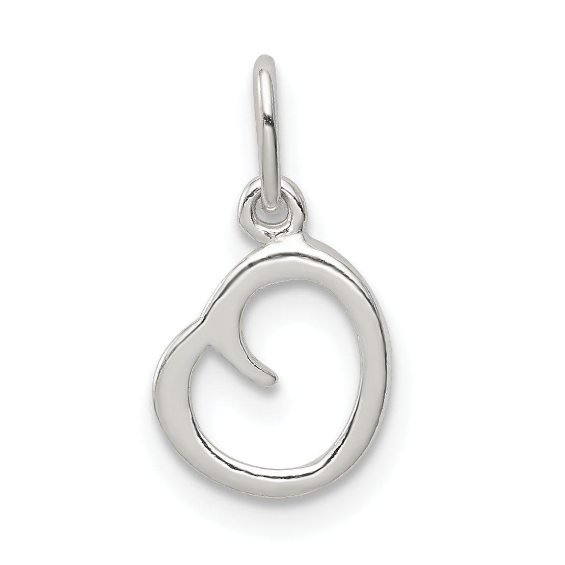 Sterling Silver Letter O Initial Charm Main image