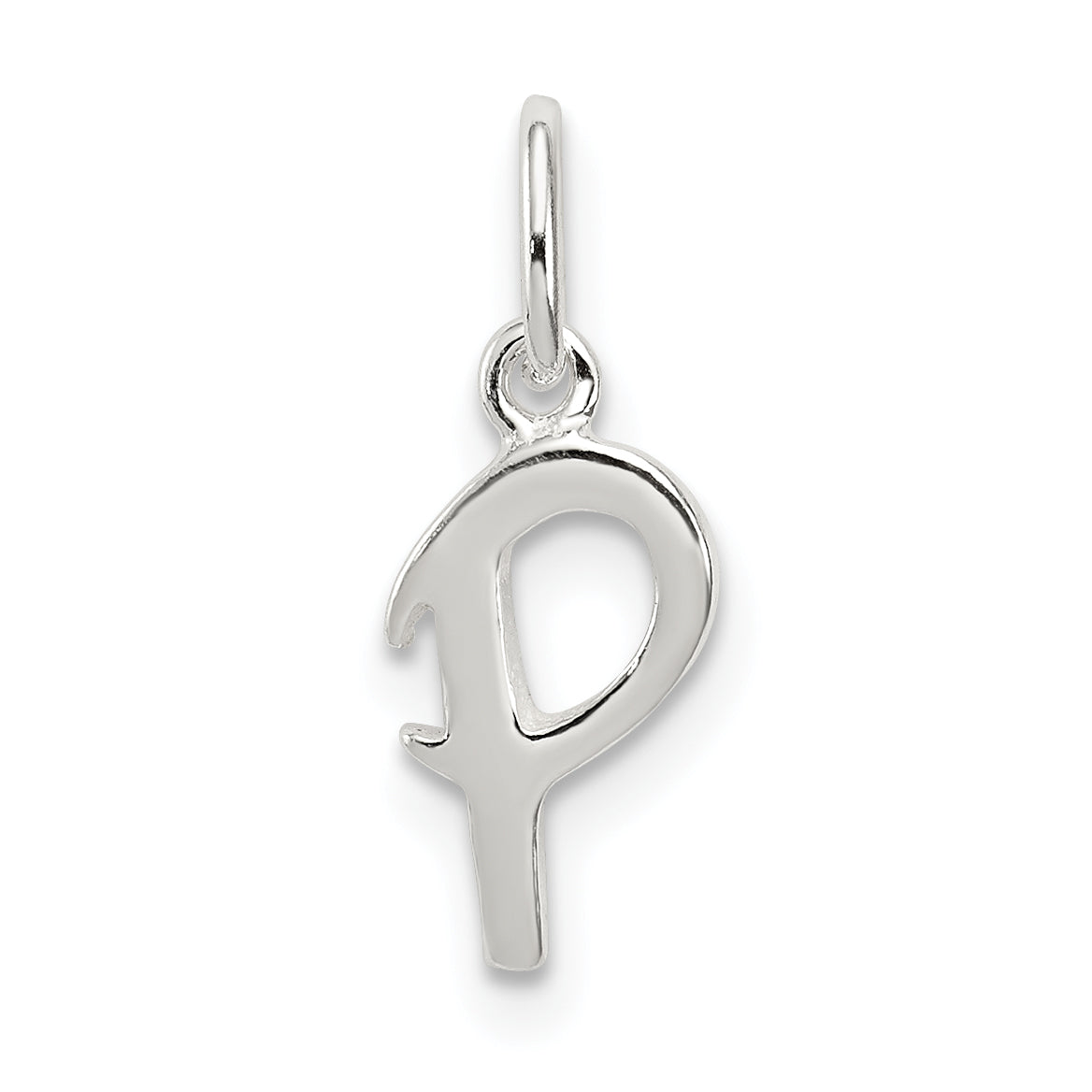 Sterling Silver Letter P Initial Charm Main image