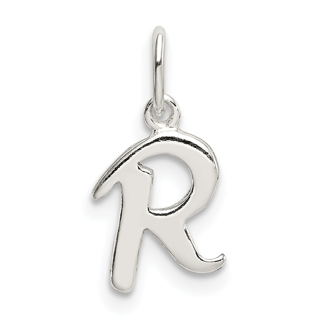 Sterling Silver Letter R Initial Charm Main image