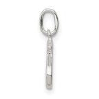Sterling Silver 925 Initial S Charm with Anti-Tarnish Finish