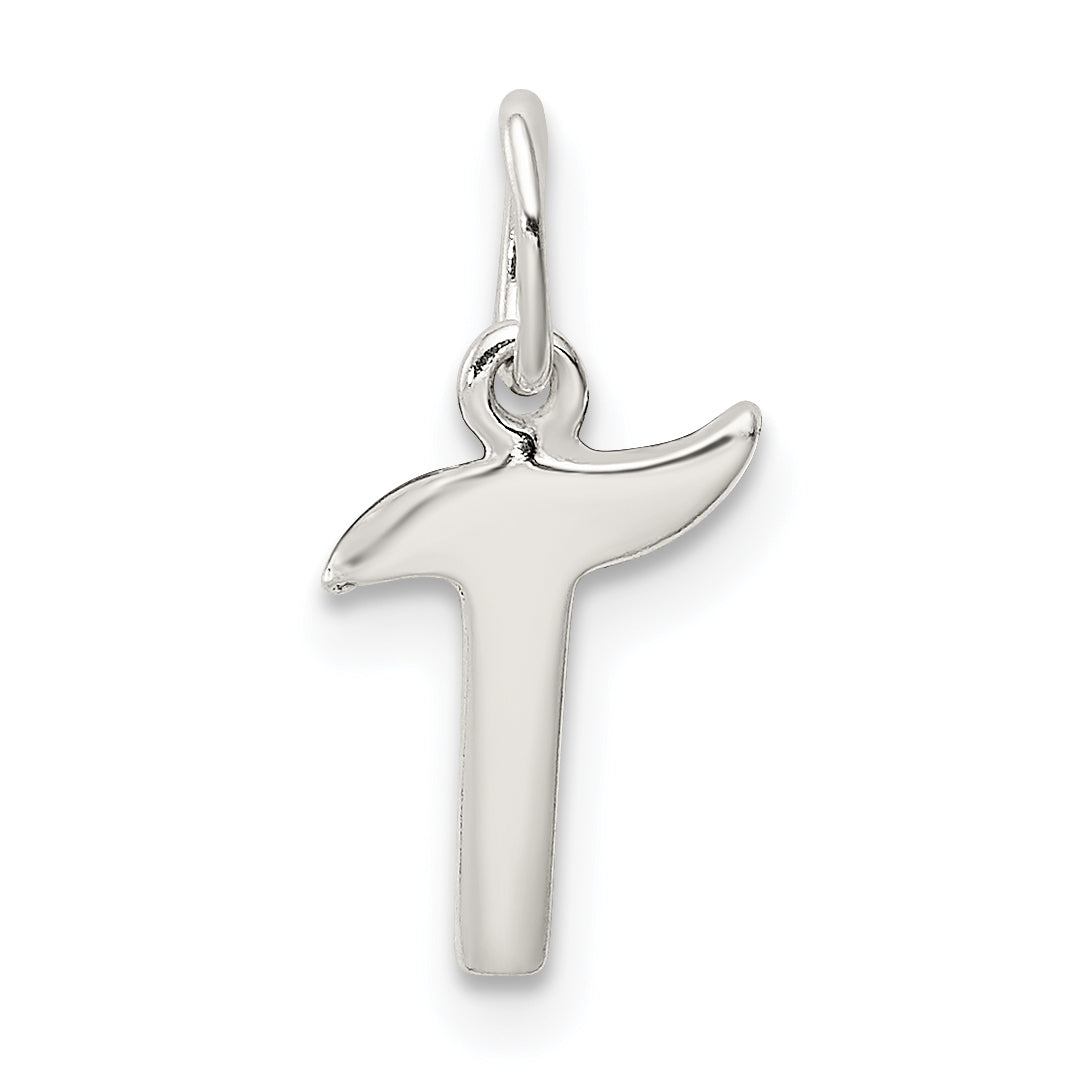 Sterling Silver Letter T Initial Charm Main image