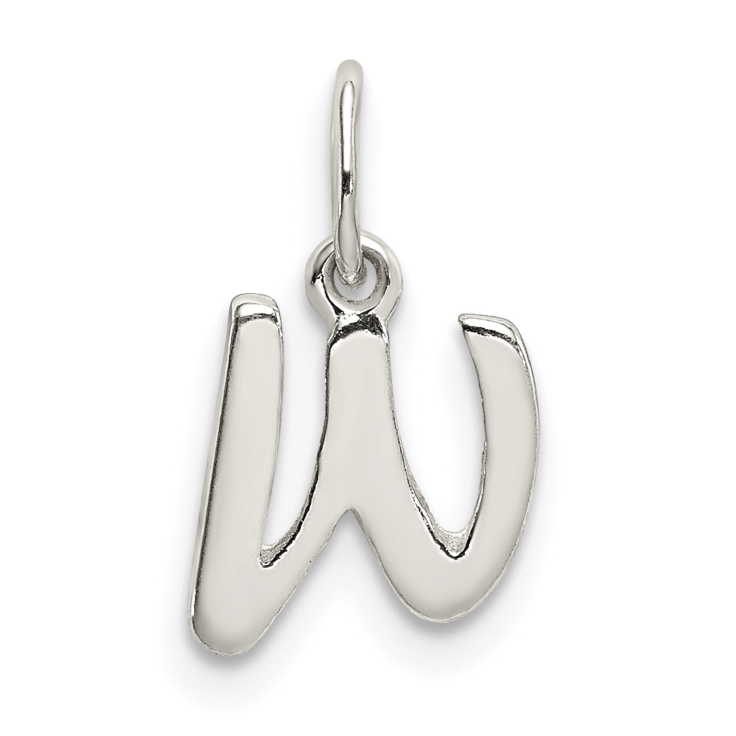 Sterling Silver Letter W Initial Charm Main image