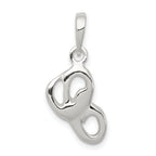Sterling Silver Letter C Initial Pendant