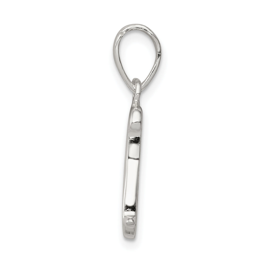 Sophia Jewelers Sterling Silver Anti-Tarnish K Initial Pendant