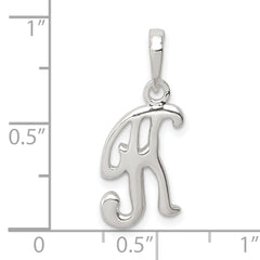 Sophia Jewelers Sterling Silver Anti-Tarnish K Initial Pendant