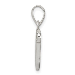 Sophia Jewelers Sterling Silver N Pendant with Anti-Tarnish Finish