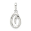 Sterling Silver Letter O Initial Pendant