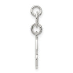 Sterling Silver 925 Letter C Initial Charm Elegant Solid Design