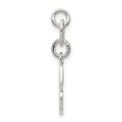 Sterling Silver 925 Letter C Initial Charm Elegant Solid Design