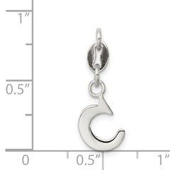 Sterling Silver Letter C Initial Charm