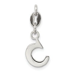 Sterling Silver Letter C Initial Charm