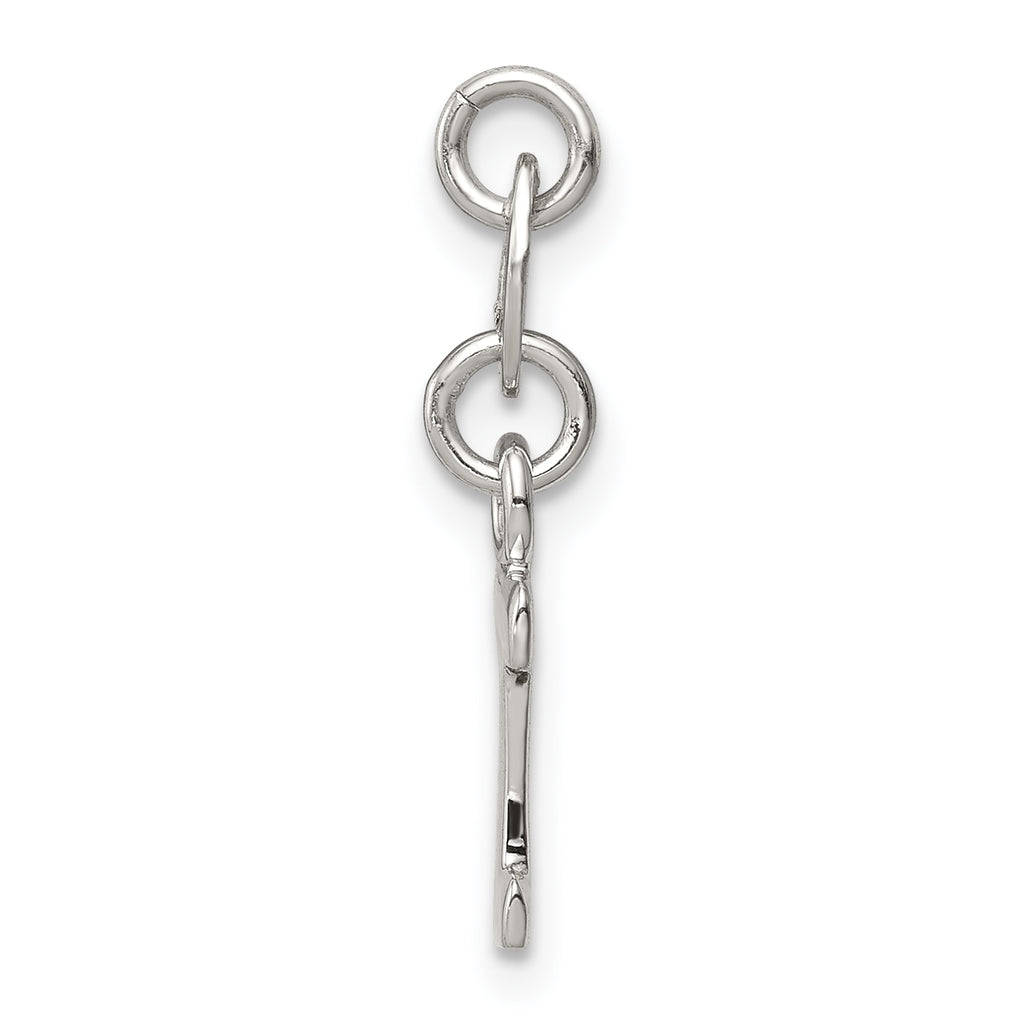 Sophia Jewelers Sterling Silver 925 Initial I Charm in Solid Cast Design