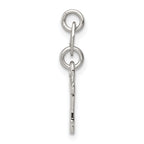 Sophia Jewelers Sterling Silver 925 Initial I Charm in Solid Cast Design