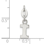 Sophia Jewelers Sterling Silver 925 Initial I Charm in Solid Cast Design