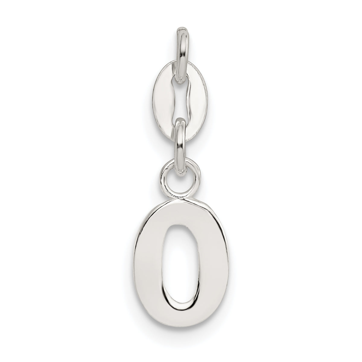 Sterling Silver Letter O Initial Charm