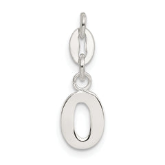 Sterling Silver Letter O Initial Charm