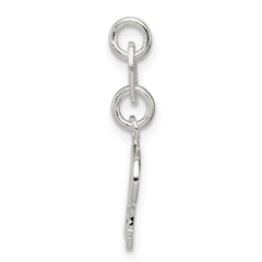 Sophia Jewelers 925 Sterling Silver 'R' Initial Charm Elegant Solid Design