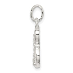 Sophia Jewelers Sterling Silver CZ Initial B Pendant Anti-Tarnish Elegant Design