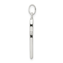 Sterling Silver 925 Polished Passion Cross Charm Anti-tarnish Design