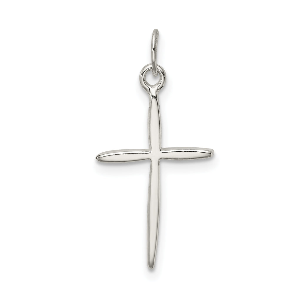 Sterling Silver 925 Polished Passion Cross Charm Anti-tarnish Design