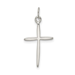 Sterling Silver 925 Polished Passion Cross Charm Anti-tarnish Design