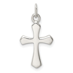 Sterling Silver 925 Passion Cross Charm with Polished Anti-Tarnish Finish