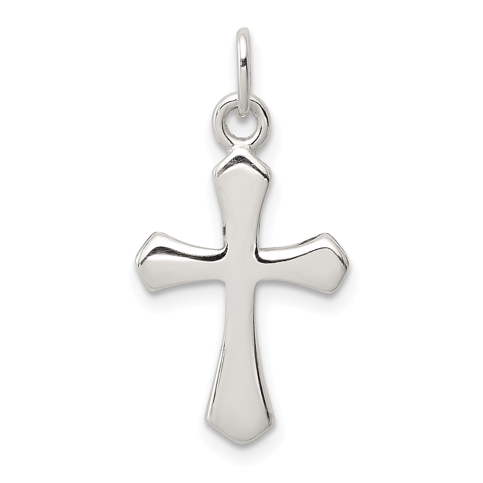 Sterling Silver Passion Cross Charm Main image