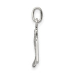 925 Sterling Silver Antiqued Dove Charm Vintage Inspired Pendant