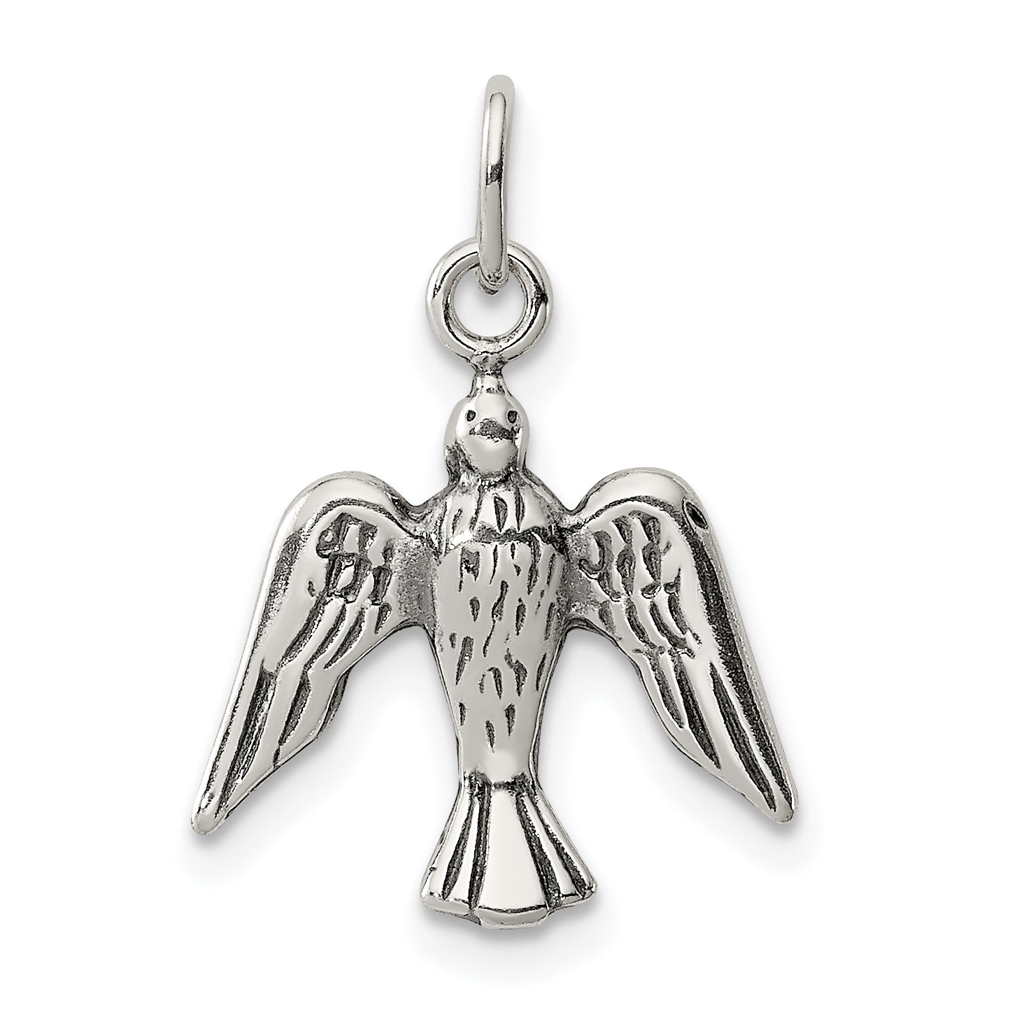 Sterling Silver Antiqued Dove Charm Main image